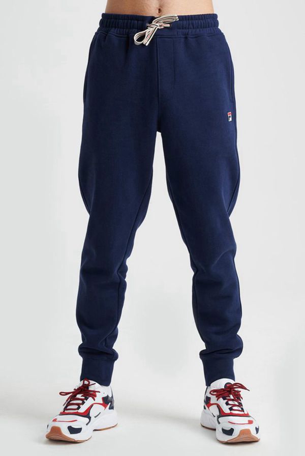 Fila Visconti Jogger Men's Jogger Pants - Navy,NZ 395-94738